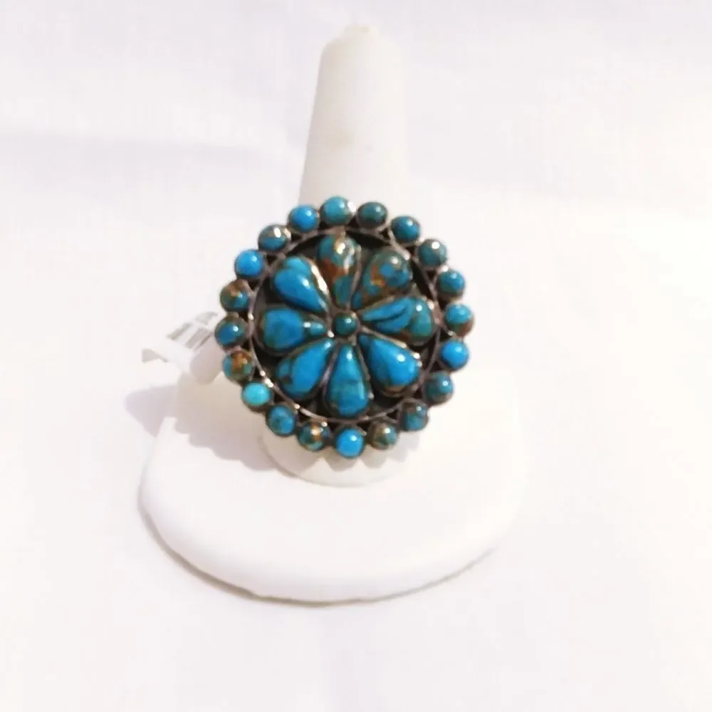 Mojave Blue Turquoise Sterling Silver Ring